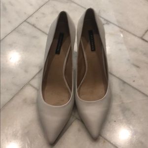Whites Ava & Aiden heels
